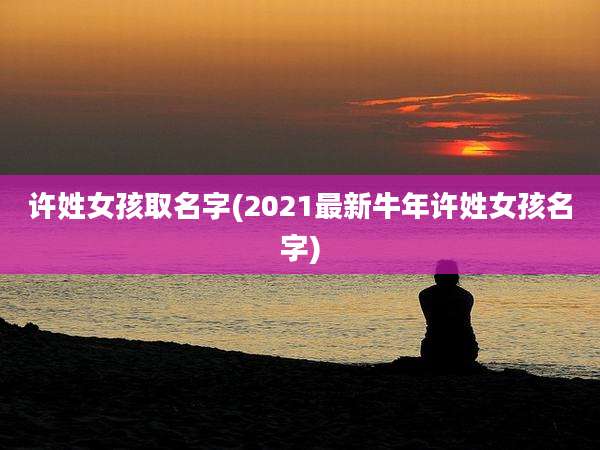 许姓女孩取名字(2021最新牛年许姓女孩名字)