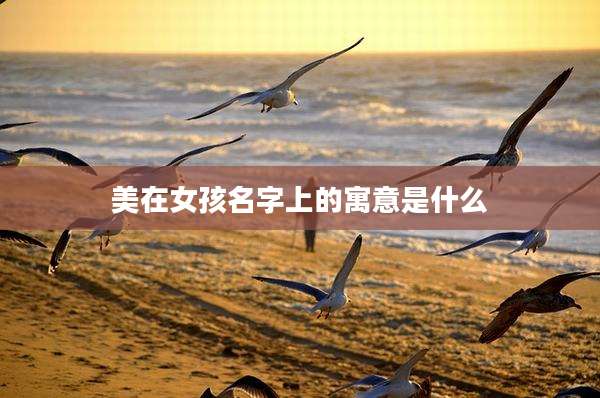 美在女孩名字上的寓意是什么