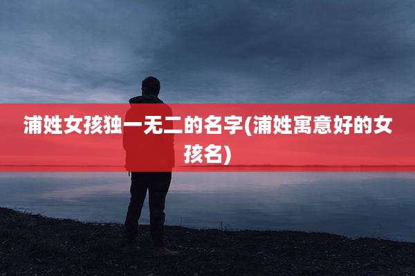 浦姓女孩独一无二的名字(浦姓寓意好的女孩名)