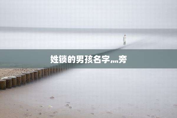 姓锁的男孩名字灬旁