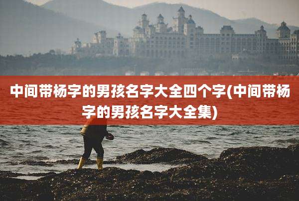 中间带杨字的男孩名字大全四个字(中间带杨字的男孩名字大全集)