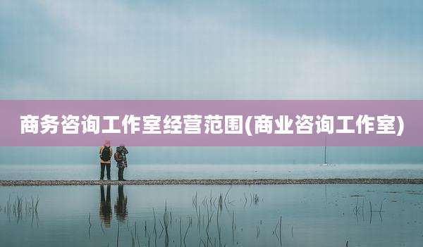商务咨询工作室经营范围(商业咨询工作室)