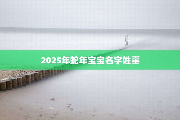 2025年蛇年宝宝名字姓辜