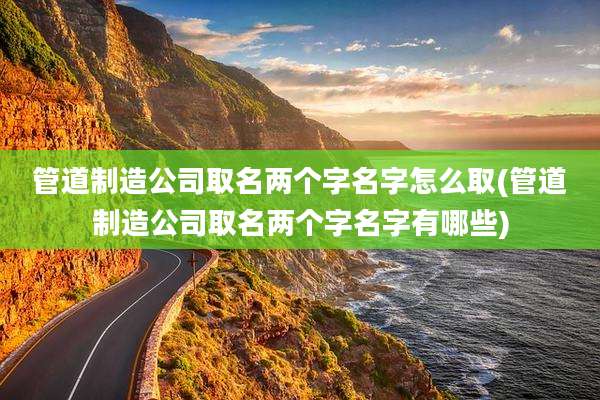 管道制造公司取名两个字名字怎么取(管道制造公司取名两个字名字有哪些)