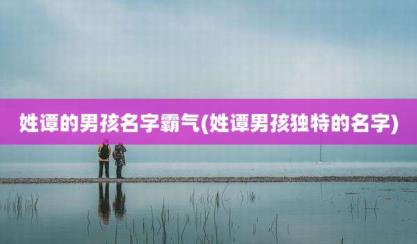 姓谭的男孩名字霸气(姓谭男孩独特的名字)