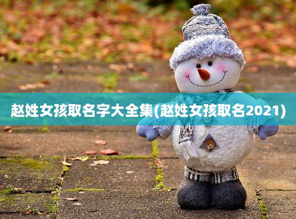 赵姓女孩取名字大全集(赵姓女孩取名2021)