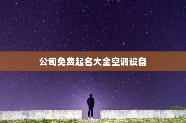 公司免费起名大全空调设备