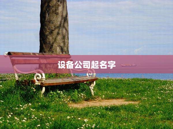 设备公司起名字