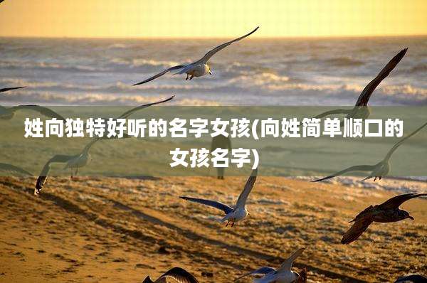 姓向独特好听的名字女孩(向姓简单顺口的女孩名字)