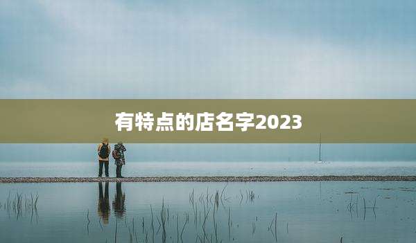 有特点的店名字2023