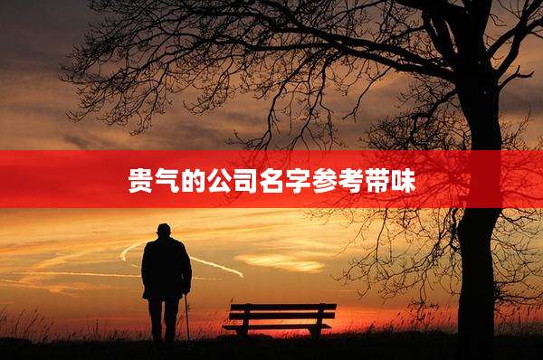 贵气的公司名字参考带味