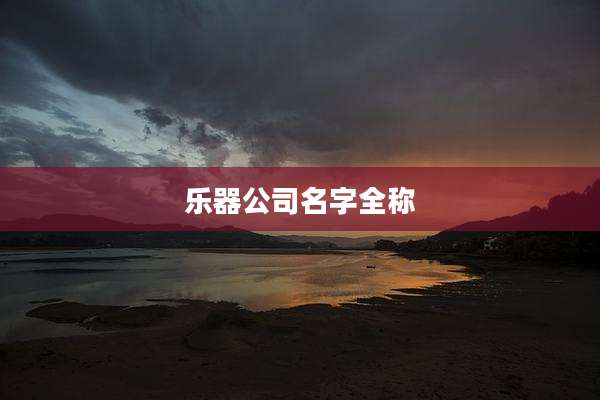 乐器公司名字全称