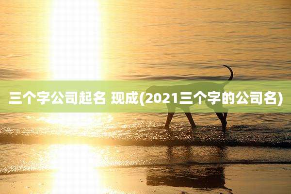 三个字公司起名 现成(2021三个字的公司名)