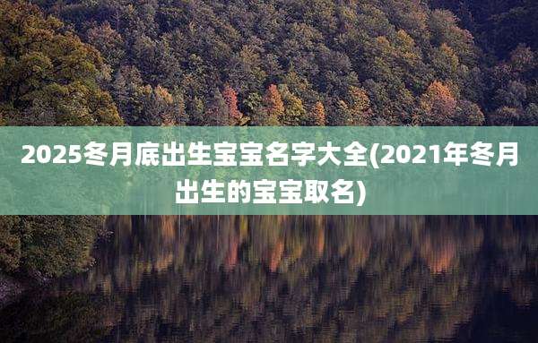 2025冬月底出生宝宝名字大全(2021年冬月出生的宝宝取名)