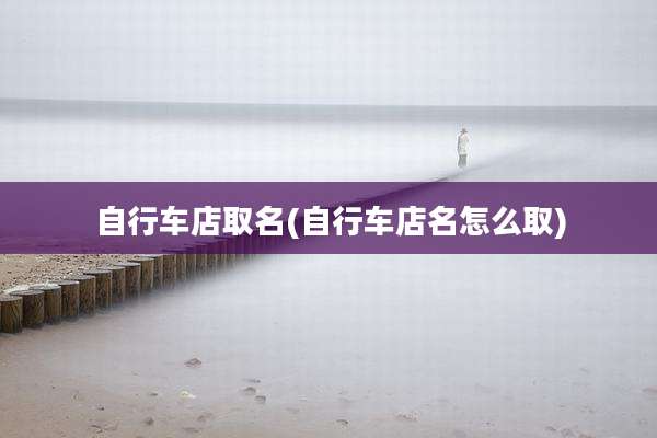 自行车店取名(自行车店名怎么取)