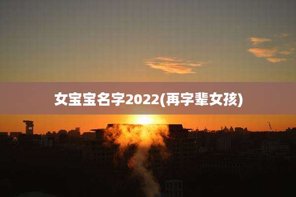 女宝宝名字2022(再字辈女孩)