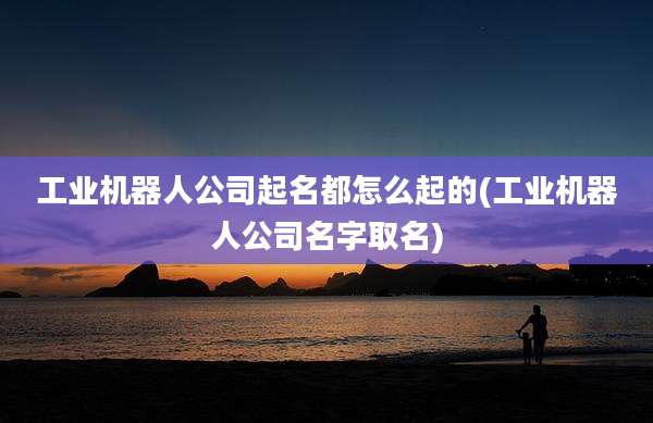 工业机器人公司起名都怎么起的(工业机器人公司名字取名)
