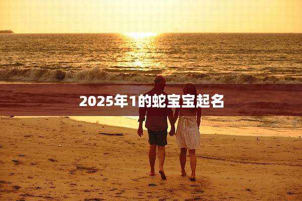 2025年1的蛇宝宝起名