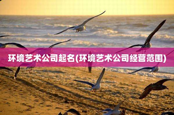 环境艺术公司起名(环境艺术公司经营范围)