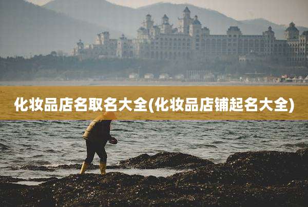 化妆品店名取名大全(化妆品店铺起名大全)