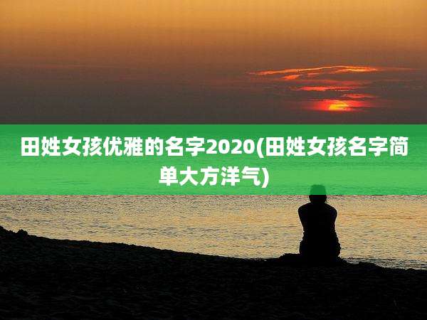 田姓女孩优雅的名字2020(田姓女孩名字简单大方洋气)