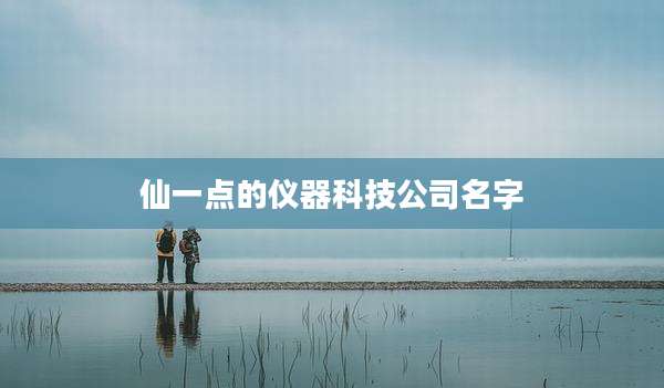 仙一点的仪器科技公司名字