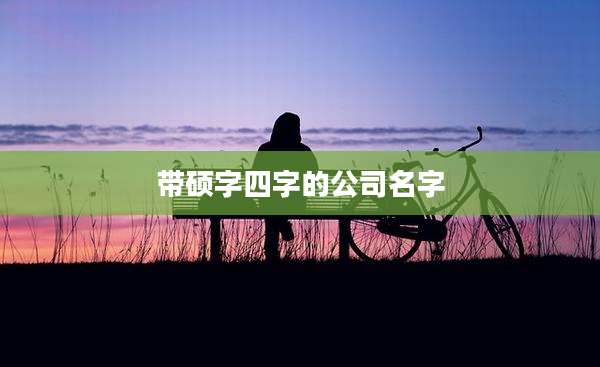 带硕字四字的公司名字
