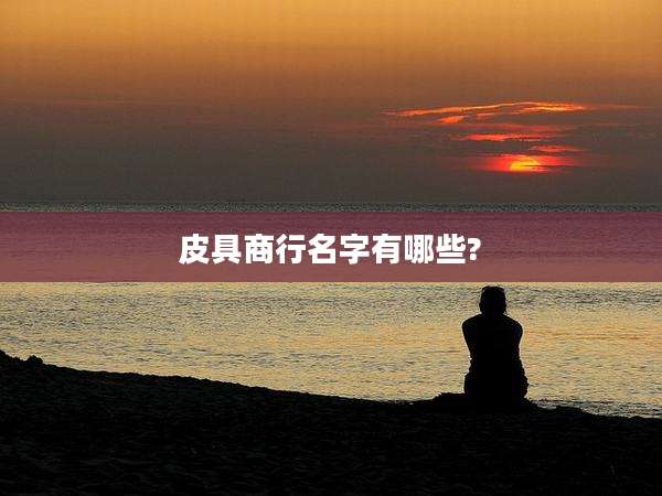 皮具商行名字有哪些?
