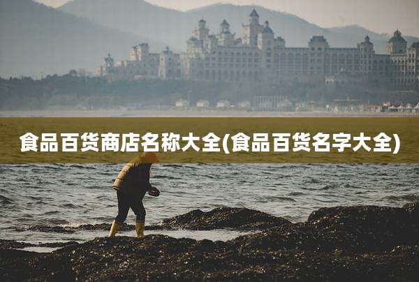 食品百货商店名称大全(食品百货名字大全)