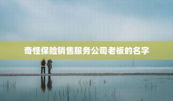 奇怪保险销售服务公司老板的名字