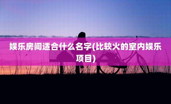 娱乐房间适合什么名字(比较火的室内娱乐项目)