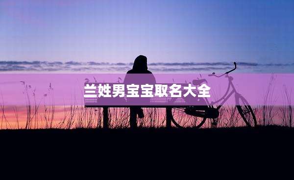 兰姓男宝宝取名大全