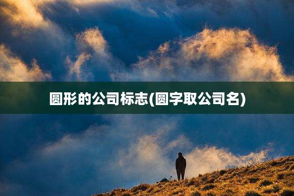 圆形的公司标志(圆字取公司名)