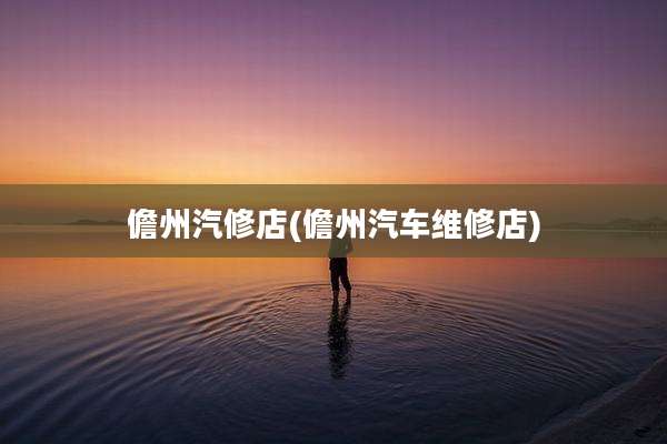 儋州汽修店(儋州汽车维修店)