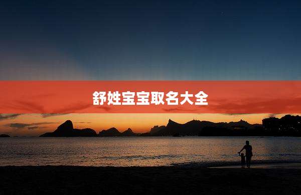 舒姓宝宝取名大全