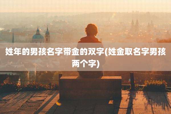 姓年的男孩名字带金的双字(姓金取名字男孩两个字)