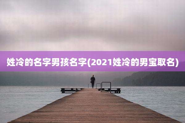 姓冷的名字男孩名字(2021姓冷的男宝取名)