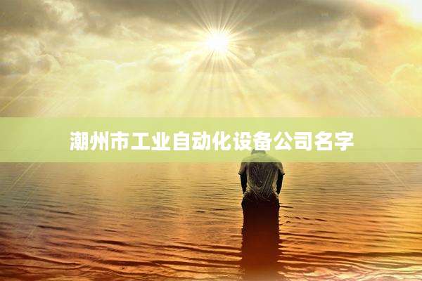 潮州市工业自动化设备公司名字