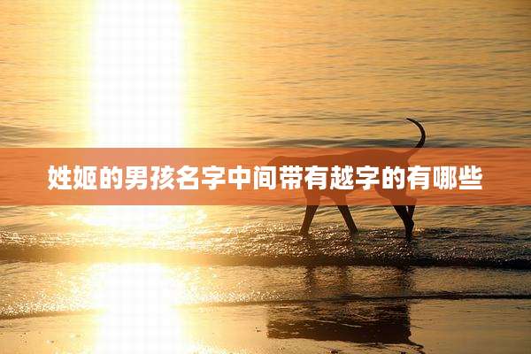 姓姬的男孩名字中间带有越字的有哪些