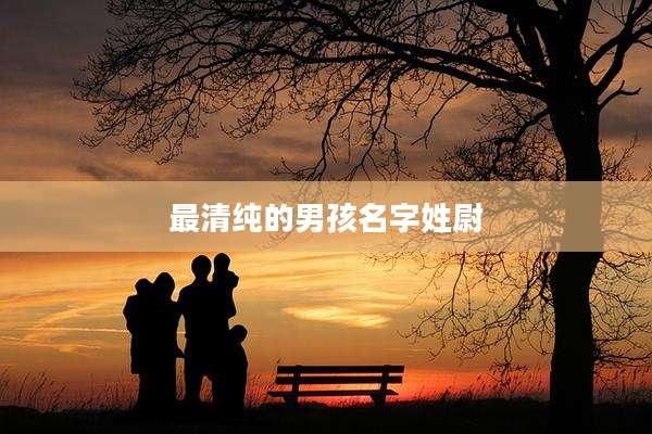 最清纯的男孩名字姓尉