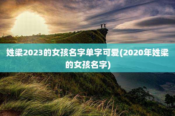 姓梁2023的女孩名字单字可爱(2020年姓梁的女孩名字)