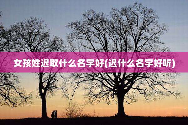 女孩姓迟取什么名字好(迟什么名字好听)