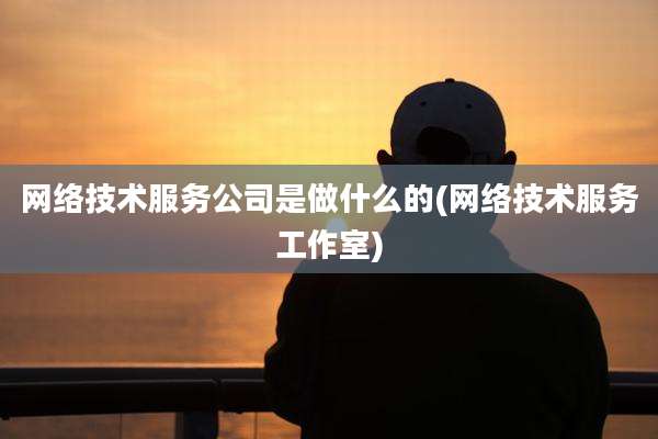 网络技术服务公司是做什么的(网络技术服务工作室)