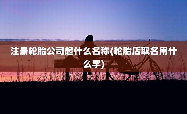 注册轮胎公司起什么名称(轮胎店取名用什么字)