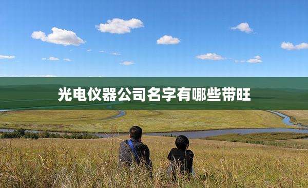 光电仪器公司名字有哪些带旺