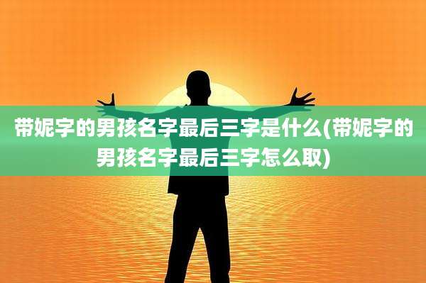 带妮字的男孩名字最后三字是什么(带妮字的男孩名字最后三字怎么取)