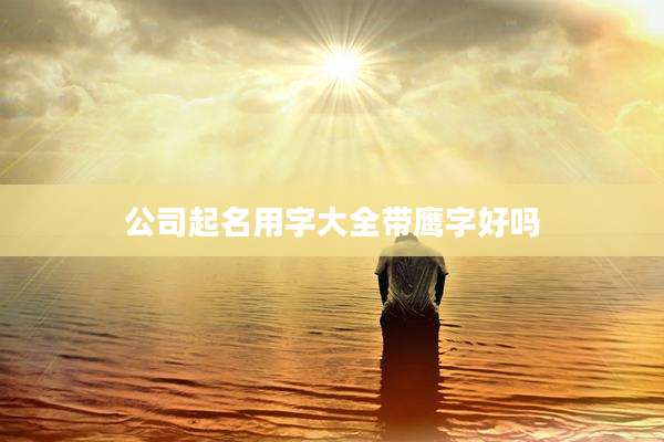 公司起名用字大全带鹰字好吗