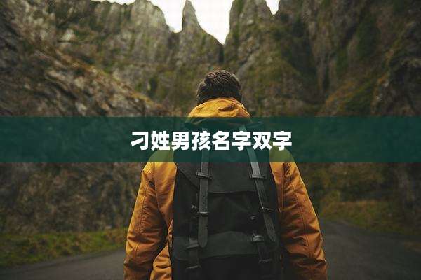 刁姓男孩名字双字