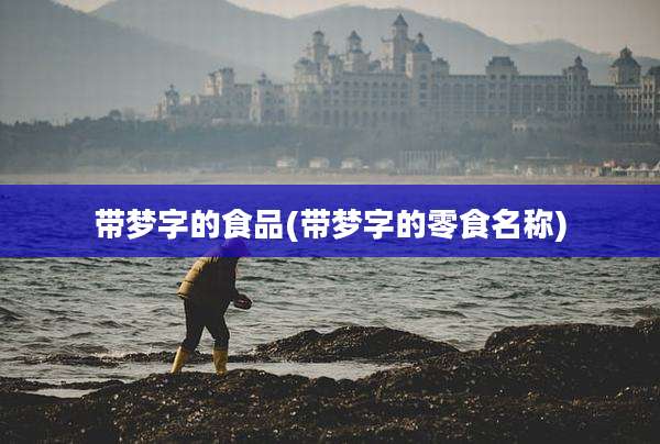 带梦字的食品(带梦字的零食名称)