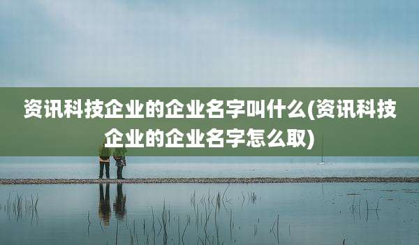 资讯科技企业的企业名字叫什么(资讯科技企业的企业名字怎么取)